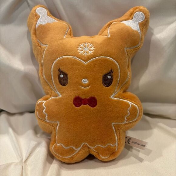 Sanrio Kuromi Gingerbread Bow Tie Bunny Small Plush with Loop NEW - Picture 1 of 5
